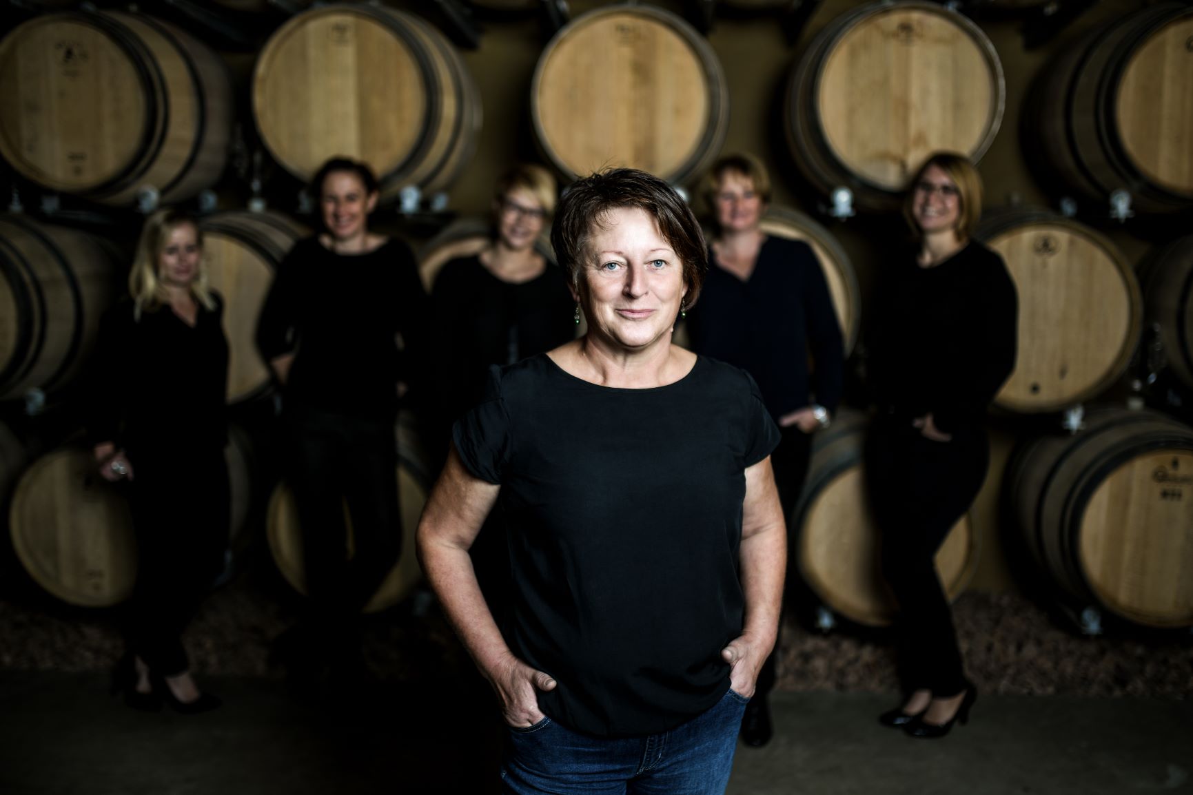 Franziska Pfeifer kümmert sich am Weingut um die Verpflegung der Gäste